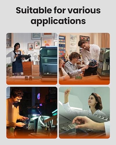 Carvera Air Desktop CNC Machine, Compact Enclosed Mini CNC Mil 3 Axis with Makera CAM, Quick Tool Changer,Closed-Loop Stepper Motor Milling Engraving Machine for Carving Arts Crafts DIY Design thumbnail 8