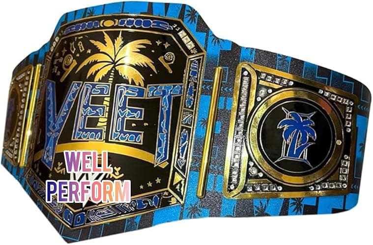 Yeet Heavyweight Wrestling Championship Title Belt Replica - Adult Size - 2mm - 52 Inches Length thumbnail 4