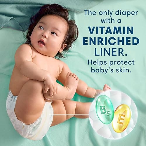 Pampers Pure Protection Baby Diapers, Size 0 (>10 lbs), 76 Count, Up to 100% Leakproof, Premium Plant-Based Skin Protection, Hypoallergenic Soft Diapers thumbnail 3