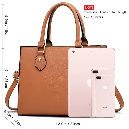 CHICAROUSAL Crossbody Purses and Handbags for Women PU Leather Tote Top Handle Satchel Shoulder Bags thumbnail 6