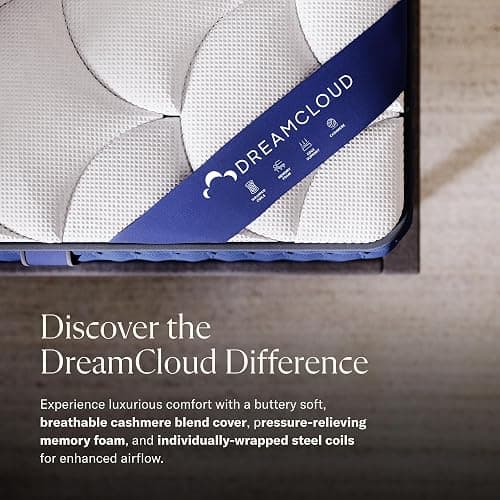 DreamCloud 14" Full Mattress - Luxury Hybrid Gel Memory Foam - 365 Night Trial - 7 Premium Pressure-Relieving Layers - Forever Warranty - CertiPUR-US Certified thumbnail 3