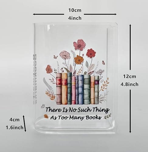 Book Shaped Bookmark Holder, Reading Accessories Gift for Book Lovers, Women, Librarians thumbnail 2