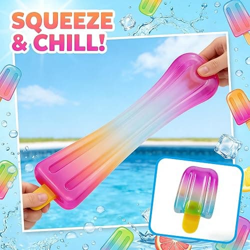Ice Cream Squishy Toy, Summer Sensory Stress Relief Squeeze Squishy, Easter Basket Stuffers Party Favors for Anxiety Relief Everyone, Birthday Gift thumbnail 6