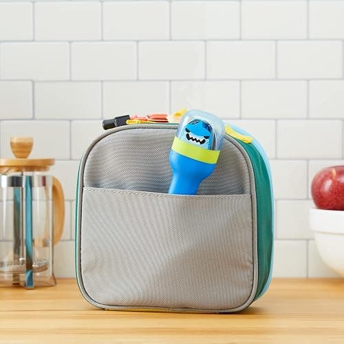 ZOKU Kids Pocket Utensil Set, Shark - Stainless Steel Fork, Knife, and Spoon in Case - Portable Design for Travel, School, Picnics, Camping and Outdoor Home Use thumbnail 6