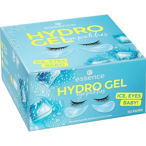 essence Hydro Gel Eye Patch Ice Eyes Baby! 30 paia, cura degli occhi, blu, idratante, rinfrescante, scintillante, vegano, senza olio, senza profumo, senza alcool, confezione da 1 (90 g) thumbnail 4