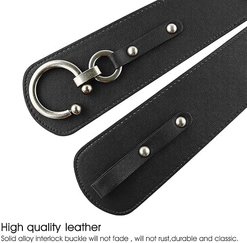 JASGOOD Women's Elastic Wide Belts Retro Stretchy Belt Vintage Cinch Belts for Dresses Coats thumbnail 3