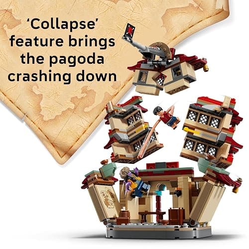 LEGO ONE PIECE Battle at Arlong Park Building Blocks - Pretend Play Building Toy for Boys & Girls, Ages 9+ - 5 Straw Hat Pirates Toy Figures & Playset for Anime Fans - Gift Idea for Birthdays - 75638 thumbnail 3