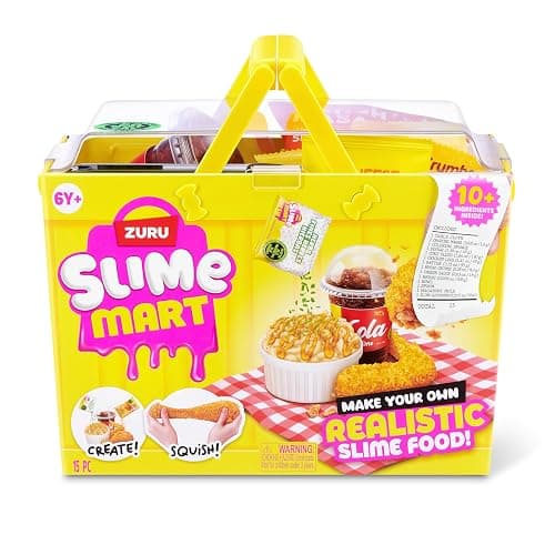 Slime Mart Shopping Basket By ZURU | Mix, mold & decorate realistic food slime; satisfying squishy, stretchy sensory play; viral SlimeTok foodie fun; collectible thumbnail 8