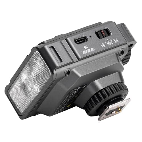 VILTROX TTL Flash Speedlite per Fuji Fotocamera,Mini Flash GN16 con 7 Livelli di Potenza,Batteria da 26W/s 1800mAh,1 tempo di richiamo,Controllo Ottico S1/S2Compatibile con Fuji,Grigio(Z3-F) thumbnail 7
