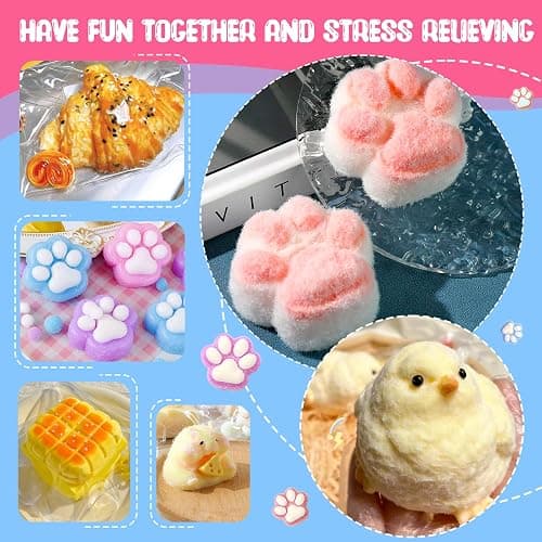 Liquid Silicone for Taba Squishy Kit - 200g 1:1 AB Ratio Mixed Super Soft Silicone Rubber for Squishy Maker, Perfect DIY Stress Relief Gift Making Kit for Taba Squishy, Taba Bear, Flocking Cat's Paw thumbnail 6