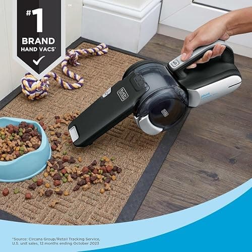 BLACK+DECKER dust buster PIVOT VAC Handheld Vacuum Cordless, Car Vacuum Portable Rechargeable, Extendible Crevice Tool and 200 Degree Pivoting Nozzle, Strong Suction, Lightweight (BDH2000PL) thumbnail 2