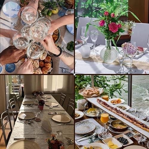 Pleafind 65-Pieces Silverware Set for 12 with 5 Serving Utensils,Stainless Steel Cutlery Set, Include Forks Spoons and Knives Set, Mirror Polished Utensil Sets for Home Restaurant,Dishwasher Safe thumbnail 7