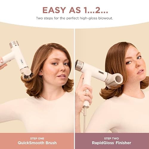 Shark Hair Dryer | SpeedStyle | No Heat Damage Hair Styling Tool | 3 Styling Tools Included | Portable & Powerful Blow Dryer | Best for Straight & Wavy Hair | Silk | HD331 thumbnail 10