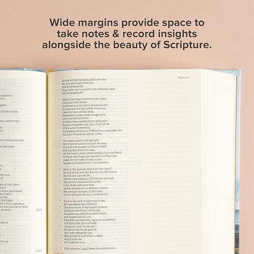 CSB Notetaking Bible, Hosanna Revival Edition, Roan Mountain Cloth Over Board, Black Letter, Single-Column, Journaling Space, Reading Plan, Easy-to-Read Bible Serif Type thumbnail 11