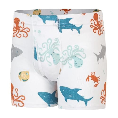 Hanes Toddler Boys' Organic Cotton Underwear, Pure Comfort 100% Cotton Boxer Briefs Available, 10 & 7 Pack thumbnail 2