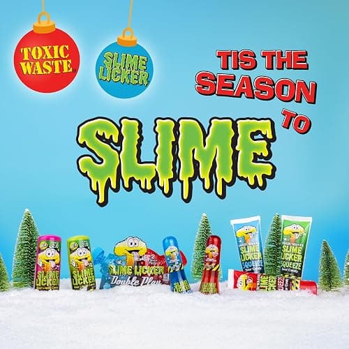 TOXIC WASTE - Slime Licker 2.0 - Sour Liquid Candy - Flavors: 2 Strawberry & 4 Blue Razz - 2 oz. Bottles - 6 Pack thumbnail 2