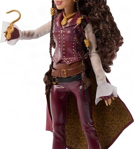 Mattel Disney Descendants: Wicked Wonderland Fashion Doll & Accessory, Hazel Hook, Daughter of Hook with Movie Inspired Clothing thumbnail 3