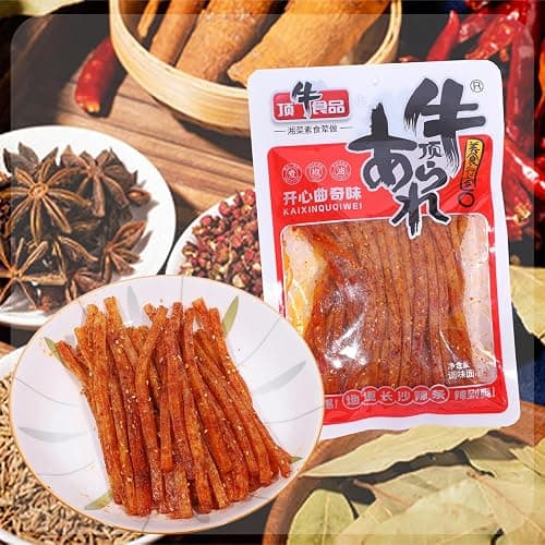 latiao Hot & Spicy 5 Pack,gluten strips,Chinese spicy snacks -Picy and savory，辣条，19.4oz thumbnail 6