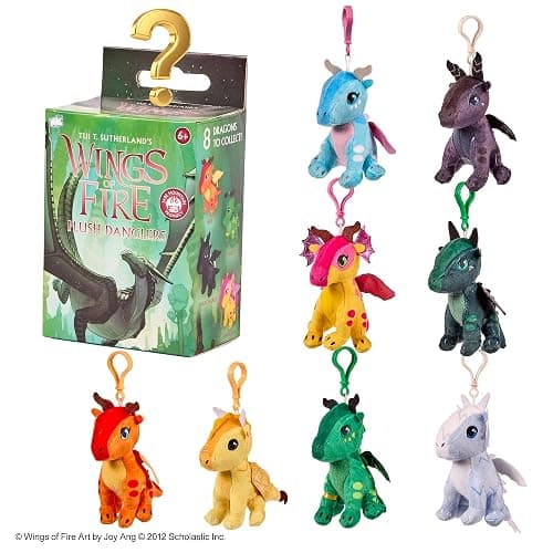 Wings of Fire Jade Mountain Prophecy - Mystery Dragon Plush Dangler thumbnail 2