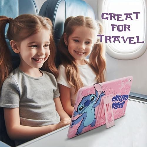 Disney Lilo and Stitch Kids Case for iPad - 9th Generation iPad Case, iPad 8th Generation Case, iPad 7th Generation Case - 10.2 2019/2020/2021 - Tablet Cover with Stand, Shockproof Silicone thumbnail 3