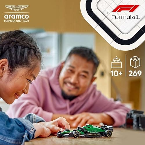 LEGO Speed Champions Voiture F1 Aston Martin Aramco AMR24 - Jeu de Construction avec Voiture de Course - Minifigurine Collector de Pilote de Formule 1 - Cadeau pour garçons et Filles dès 10 Ans 77245 thumbnail 5