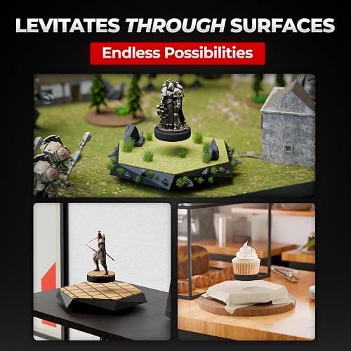 Levitexa Nimbus Levitating Display - Floating Display, Levitating Stand, Levitation Decor, Magnetic Stand, Magnetic Levitation for Figures and Toys - 400 grams Capacity thumbnail 4