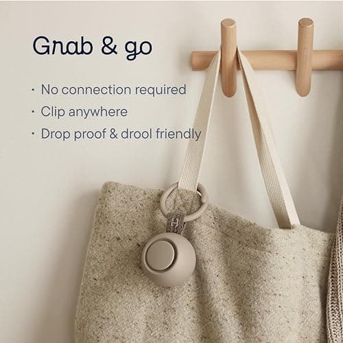 Hatch Go Portable Sound Machine & Sleep Soother for Babies & Kids (Greige) thumbnail 3