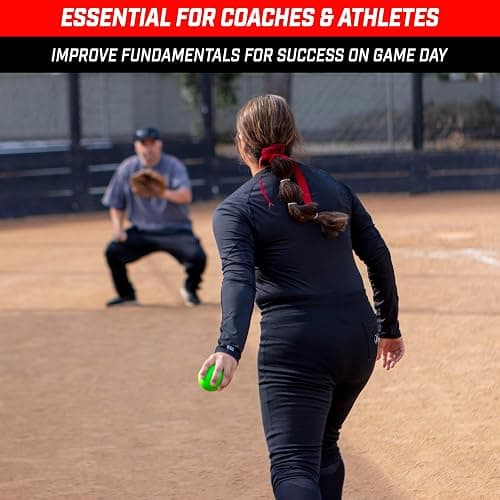 GoSports Plyometric Weighted Balls for Baseball & Softball Training 6 Pack - Choose Pro or Elite Set - PRO Set thumbnail 5