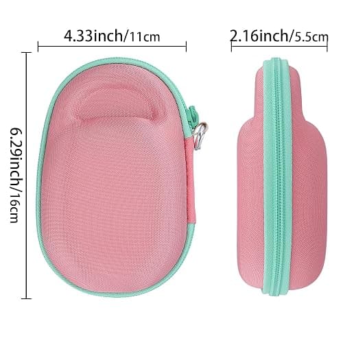 co2CREA Hard Carrying Case Replacement for JBL Clip 5 Waterproof Portable Mini Speaker (Pink Case) thumbnail 6