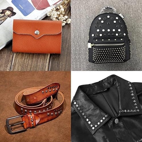 Snap Fastener Kit, 120 Sets Snap Buttons and 4 Pcs Snap Button Kit Fixing Tools, Snaps Button Press Studs Kit for Clothing, Sewing, Jeans, Leather, Canvas, Craft, DIY (6 Colors) thumbnail 7