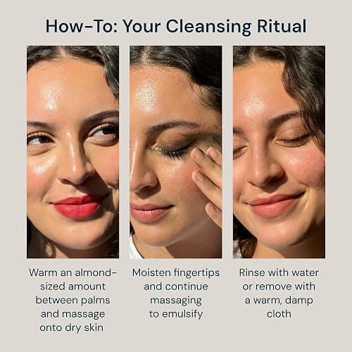 ELEMIS Pro-Collagen Cleansing Balm Makeup Remover, Hydrating Facial Cleanser, Oil Cleanser, Oil Makeup Remover, Deep Cleanse | 3-in-1 luxury facial cleanser and makeup remover. Oil cleanser for a deep cleanse. Ideal for sensitive, dry and delicate skin thumbnail 8