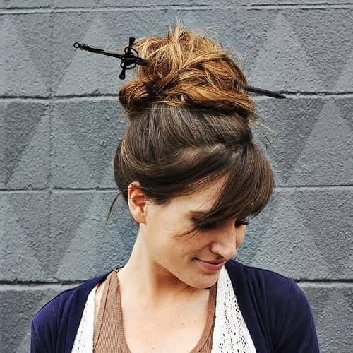 4Pcs Ancient Style Sword Hair Chopsticks Chinese Style Hair Sticks for Bun Hair Long Hair Classic Vintage Flower Hair Sticks Women Girl Gifts thumbnail 6