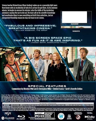 Project Hail Mary (Blu-ray) thumbnail 3