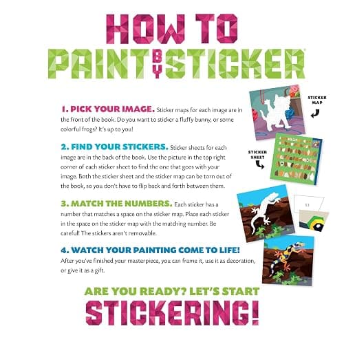Paint by Sticker Kids: Pets: Create 10 Pictures One Sticker at a Time! thumbnail 3