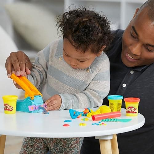 Play-Doh Fun Factory Starter Set, Preschool Toys for 3 Year Old Girls & Boys & Up, Kids Arts and Crafts Kit, 3 Modeling Compound Colors thumbnail 9