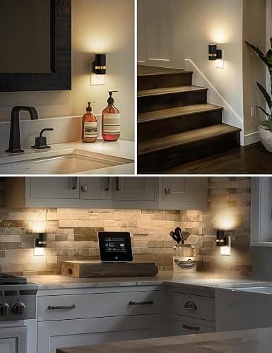 L LOHAS LED Night Lights Plug into Wall, Dimmable Night Light with 0-100LM Brightness Adjustable, 3000K Soft White, Nightlight with Dusk to Dawn, 2 Pack thumbnail 5