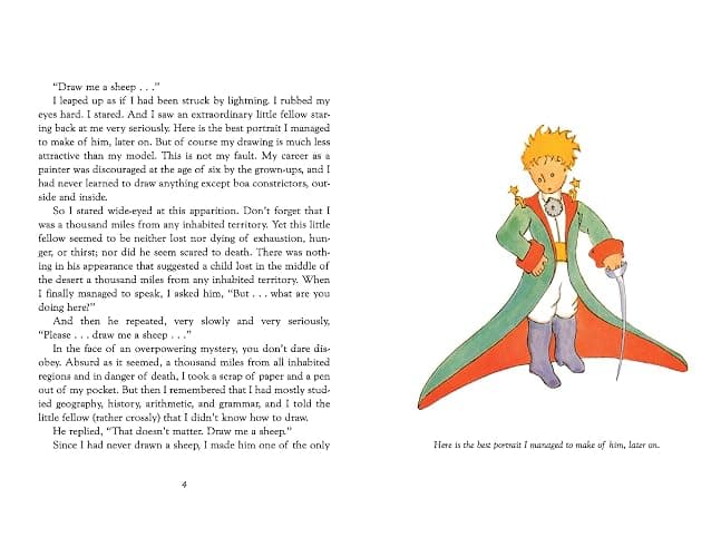 The Little Prince Deluxe Edition: The Timeless Classic with a Touch of Wonder, Experience the Beauty of Seeing with the Heart (Mariner Classics) thumbnail 2