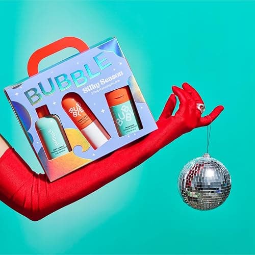 Bubble Skincare Silky Season 3-Step Hydrating Skin Care Set - Travel Size Skincare for Dry Skin - Soft Launch Cream Cleanser, Bounce Back Hydrating Toner Spray & Slam Dunk Moisturizer (3 Count) thumbnail 3