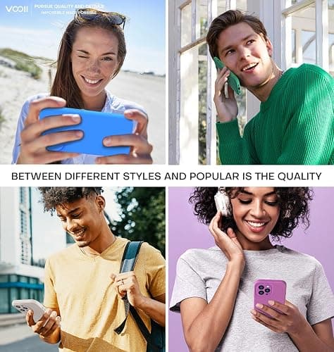 Vooii Compatible with iPhone 16 Pro Max Case, Liquid Silicone Upgrade [Camera Protection] [Soft Anti-Scratch Microfiber Lining] Shockproof Phone Case for iPhone 16 Pro Max 6.9 inch - Stone thumbnail 6