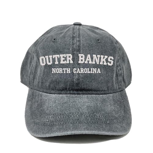 PD - Outer Banks North Carolina Embroidered Cotton Baseball Cap hat - Image 1