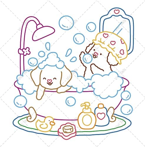 Little Moments: Color By Line Coloring Book thumbnail 6