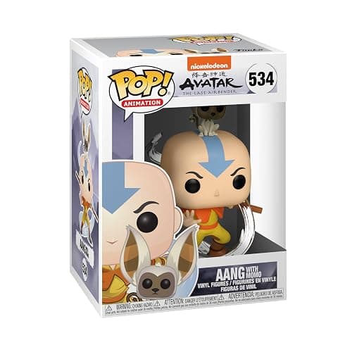 Funko Pop! Animation: Avatar - Aang with Momo - Image 1