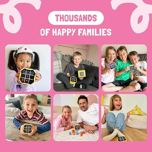 GiiKER Tic Tac Toe Bolt Game, Original 3-in-1 Handheld Puzzle Game, Portable Travel Games for Car Ride, Toys Gift Idea for Kids and Adults, Birthday Gifts for Boys Girls thumbnail 5