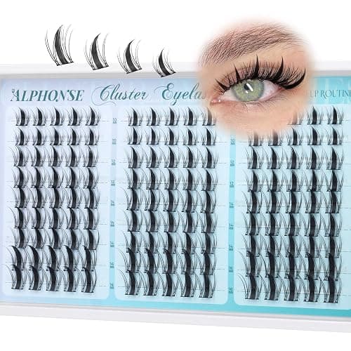 Anime Lash Clusters Fairy Manga Lashes Clusters 10-16mm Mixed Spiky Cluster Eyelash Extensions 135pcs Wispy Individual Lashes by ALPHONSE thumbnail 7