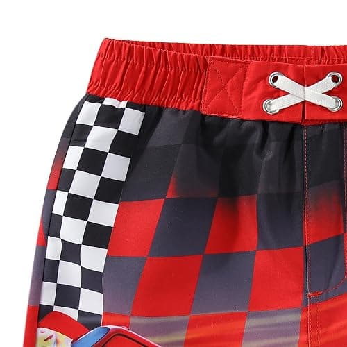 Disney Mickey Mouse Cars Boys UPF 50+ Swim Trunks Shorts Bathing Suit for Toddler to Big Kids thumbnail 3