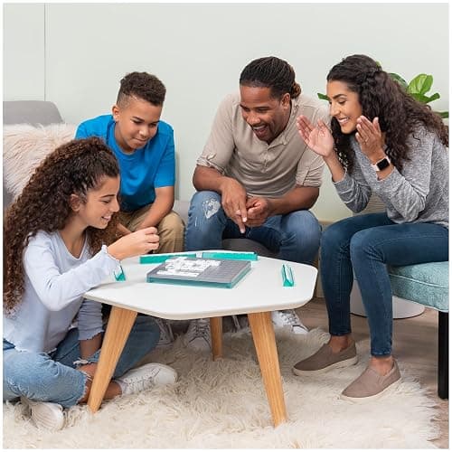 Spin Master Games, Upwords, Classic Word Game with Stackable Letter Tiles, Family Board Game, Crossword Activity, 1-4 Players, for Ages 8 & Up thumbnail 5