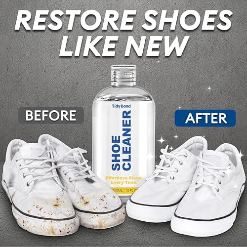 Shoe Cleaner Kit for Sneakers – 300ml Premium Shoe Cleaning Set with 3 Brushes & Microfiber Towel, Sneaker Cleaner for White Shoes, Boots, Leather, Suede, Canvas, Mesh, PU & Fabric thumbnail 3