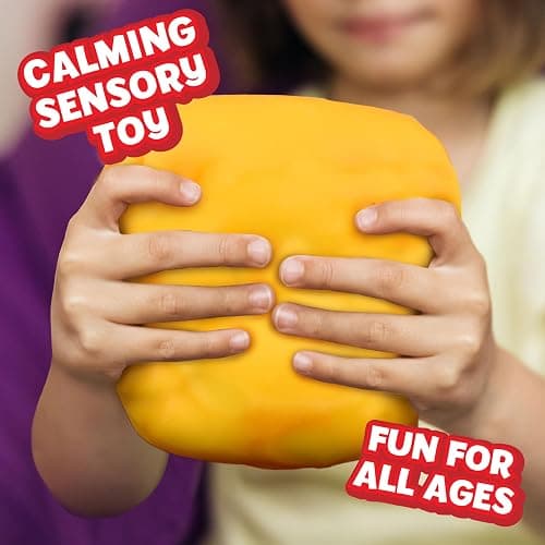 Extra Large Squishy Squeeze Cheese Block, Gag Gifts Funny Adult, 4.25 Inch Giant Stress Ball, Fidget Sensory Toy for Kids thumbnail 6