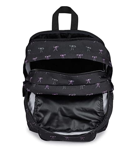 JanSport Laptop Backpack - Computer Bag with 2 Compartments, Ergonomic Shoulder Straps, 15” Laptop Sleeve, Haul Handle - Bad Bows - One Size - Bad Bows thumbnail 11