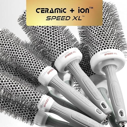 Olivia Garden Ceramic + Ion Speed XL - Extra-Long Round Thermal Hair Brush - Not Electrical - Professional Blowout Brush for Normal to Thick Hair thumbnail 6